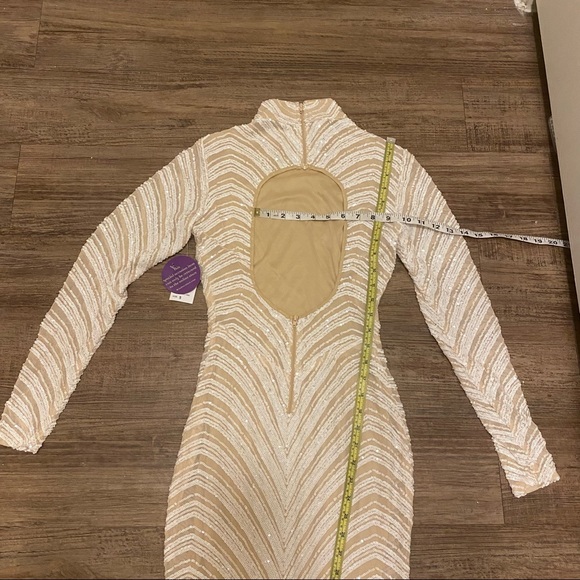 Madeline Sequin Mesh Formal Dress - Picture 9 of 9